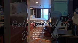 Genting Dream Cruise  Balcony Deluxe Stateroom shorts gentingdreamcruise [upl. by Boucher]