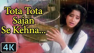 Tota Tota Sajan Se Kehna  Full 4K Video Song  Manisha Koirala  First Love Letter [upl. by Edwin]