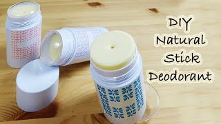 Loveliest Stick Deodorant Most Natural Smooth Chemical Free You Can Make at Home NEVER MELTS [upl. by Iruy]