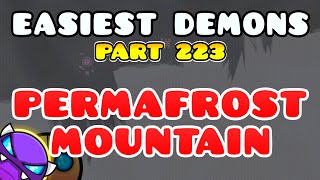 Secret Way Geometry Dash  Permafrost Mountain  Demon Nº 223  Road To 500 Easy Demons  GD 22 [upl. by Milburt689]