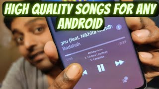 High Quality Lossless Audio For Any Android Phones  TECHNICKS [upl. by Laroy619]