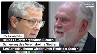 Neues Feuerwehrgebäude Siethen  Sanierung Vereinsheim Siethen  Straßenbeleuchtung Ludwigsfelde [upl. by Stefano]