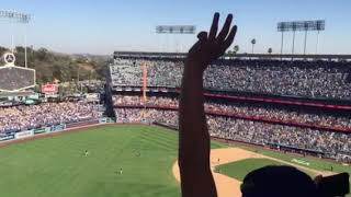 Vin Scully singing Take Me Out to the Ballgame [upl. by Glynas135]