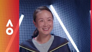 Peng Shuai is the happiest player at the AO  Australian Open 2018 [upl. by Tella896]