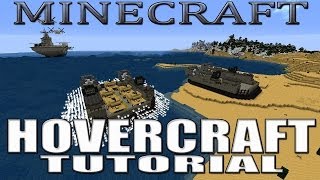 Minecraft Hovercraft Tutorial LCAC 1 [upl. by Zabrina]