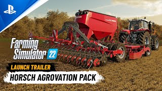 Farming Simulator 22  Horsch AgroVation Pack Launch Trailer  PS5 amp PS4 Games [upl. by Hgielrak967]