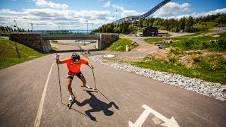 Opplev Oslo  rulleski i Holmenkollen [upl. by Baseler]