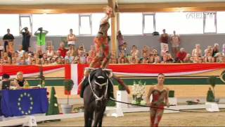 FEI European Vaulting Championships 2013  Senior Squad  Top 3 [upl. by Shiau]