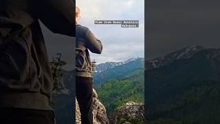 view from Nosal Mountain Zakopaneshortvideo nature mountainszakopane [upl. by Nathanoj]