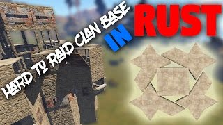 Rust Base Building  Excellent SmallMedium Clan Base Vanilla [upl. by Aniroc534]