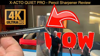 XACTO QUIET PRO  A PENCIL SHARPENER REVIEW [upl. by Tutankhamen406]