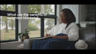 Weighted Blankets Benefits How It Can Change Your Life  Bearaby® [upl. by Uball405]