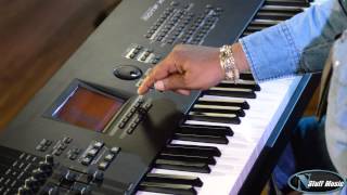 Yamaha Motif XF8 88Key Workstation  Sample Slice Demonstration [upl. by Perce]