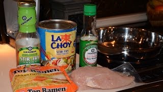 15 minute Ramen Noodle Stir Fry [upl. by Enilrac966]