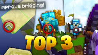 Top 3 BEST Crosshairs For Bridging and PvP in Minecraft [upl. by Pearla]