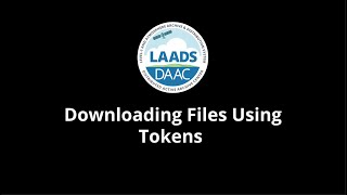 Downloading Files Using NASA LAADS DAAC Tokens [upl. by Alarick]