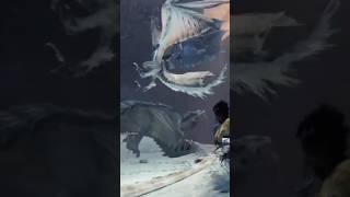 Barioth brawling with Shrieking Legiana ang Legiana mhwi monsterhunterworldiceborne [upl. by Vinita]