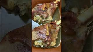 🦃🦃Turkey legs in romertopf cooked in Oven satisfyingdish delicious shortvideo [upl. by Adaminah220]