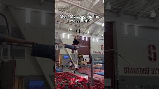 These are the best spotter saves I’ve ever seen 🤯 gymnastics gymnast olympics sports wow fail [upl. by Bernadene]