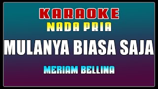 KARAOKE  Mulanya Biasa Saja  Meriam Bellina  Nada Pria [upl. by Krasner3]