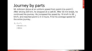 Mathematics Heuristics  Mavis  Journey by parts [upl. by Tegan]