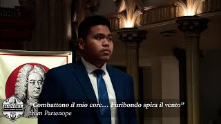 Kyle Tingzon sings “Combattono il mio coreFuribondo spira il vento” from from Partenope [upl. by Sumedocin]