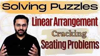 Logical Reasoning  10 Linear Seating Arrangement  Learn to crack linear arrangement problems [upl. by Johnston]