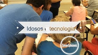 Idosos e tecnologias aula de smartphone [upl. by Nevyar]