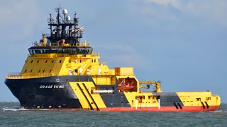 The Biggest Anchor Handling Tug Supply Vessels In The World [upl. by Yllom492]