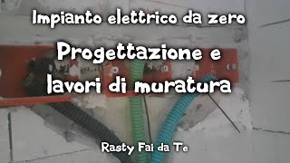 Impianto elettrico progettazione e opere murarie Fai da Te [upl. by Nikolas]