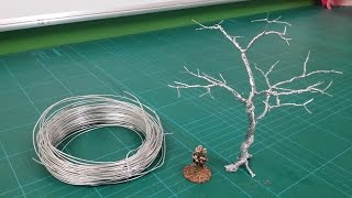 Realistic Scenic Trees  Wire Armatures Twist technique [upl. by Nomyt]