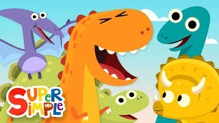 10 Little Dinosaurs  Kids Songs  Super Simple Songs [upl. by Halliday]