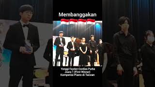 Yonggi Purba  Juara 1 Kompetisi Piano di Taiwan [upl. by Kazue]