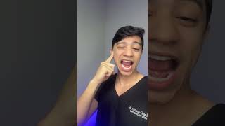 A mandíbula dela deslocou E agora 😱 shorts dentista [upl. by Ylirama]