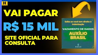 URGENTE Indenização por VAZAMENTO de DADOS do Auxílio Brasil [upl. by Agripina]