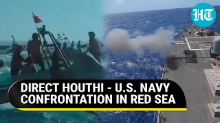 Houthis Launch Attack Drones At US Warship America Responds  War Breaking Out In Red Sea  Israel [upl. by Ordnaxela]