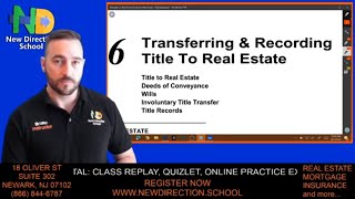 Transferring amp Recording Title To Real Estate  Pt1 licensing [upl. by Marfe339]