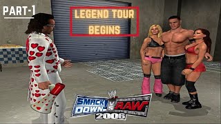 Legend Tour Begins  John Cena Season Mode  WWE Smackdown VS Raw 2006  Legend Difficulty  Part1 [upl. by Cowie]