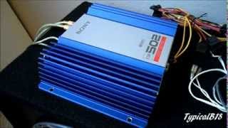 Sony EXM 502 2 Channel Car Amplifier LookTest [upl. by Enihpad989]