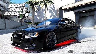 GTA V 2011 Audi RS5 AddOn Car  A Thrilling Ride [upl. by Cirdnek]