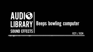 Beeps bowling computer  Sound Effect [upl. by Ah]