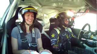 My RideAlong in a Rallycross Car with Tanner Foust [upl. by Ativoj2]