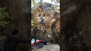 Mission Impossible V9  Mortar Rock Bouldering [upl. by Anson914]