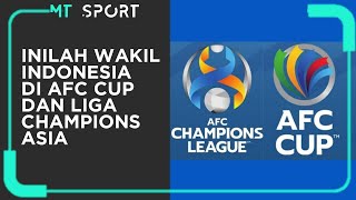 wakil Indonesia di afc cup dan asian champions league 2023 [upl. by Anitsud]