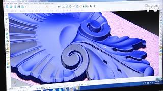 Creating Architectural Wood Carvings with PowerMill PowerShape amp ArtCAM [upl. by Ylrebma]