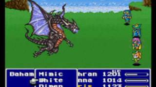 FF5 Boss Series  Esper Battle 8 Bahamut [upl. by Auqinu]