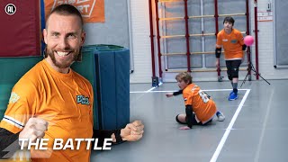 BUNKER BOUWEN IN DE GYMZAAL💪🏼  The Battle Bunkertrefbal  Zappsport [upl. by Hodgson]