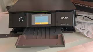 Epson Photo Expression XP 8600 Einrichtung [upl. by Isnam]