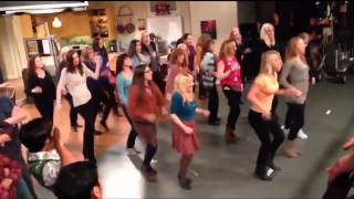 The Big Bang Theory FLASHMOB ON SET HD [upl. by Kokaras836]