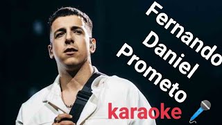 Fernando Daniel  Prometo  Playback Musical com Letra Karaoke [upl. by Olihs876]